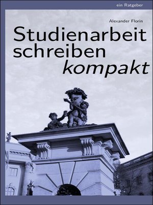 cover image of Studienarbeit schreiben